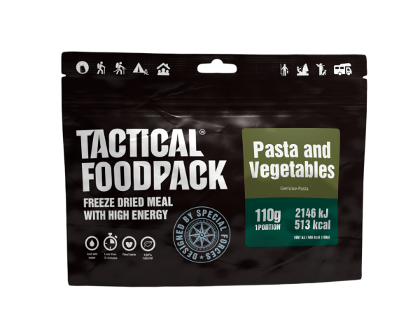 Tactical Foodpack Outdoor Nahrung Gemüse-Pasta