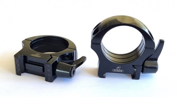 RUSAN Picatinny rings two-piece | version crank quick release mounting