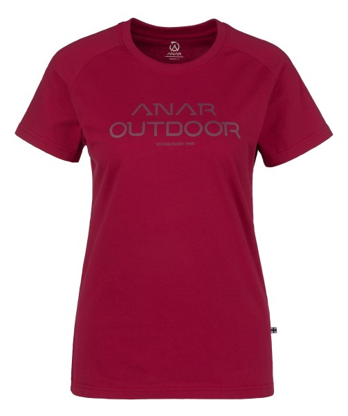 ANAR Camiseta de mujer OLOS roja