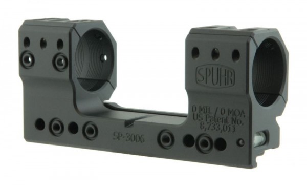 SPUHR ISMS Supporto tattico per blocco Picatinny | montaggio fisso | anelli da 30 mm