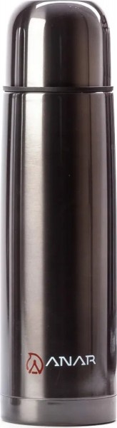 ANAR Edelstahl-Thermosflasche PRO 0,5L schwarz